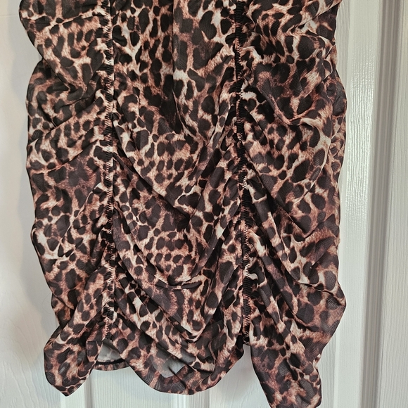 La Vie En Rose Brown and Black Camisole Top - Picture 4 of 6